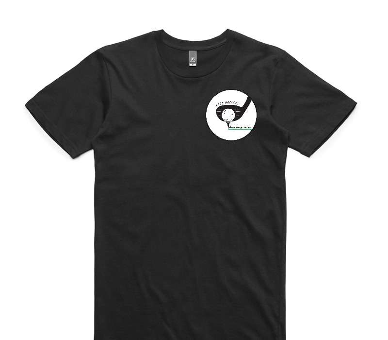 Custom AS Colour 100% Cotton Black T-Shirt