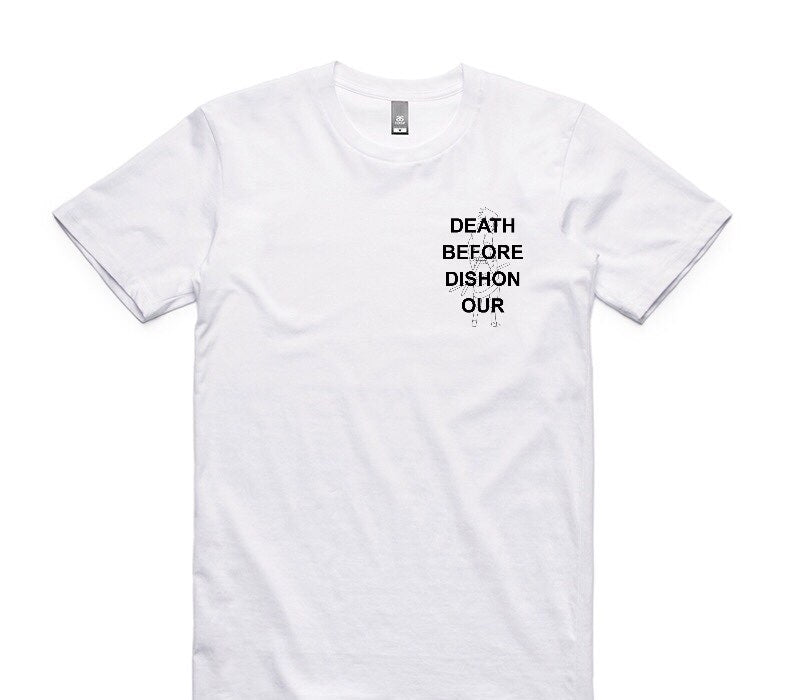 Custom AS Colour 100% Cotton White T-Shirt