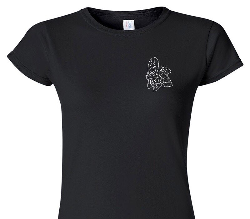 Custom Womens Soft Style 100% Cotton Black T-Shirt