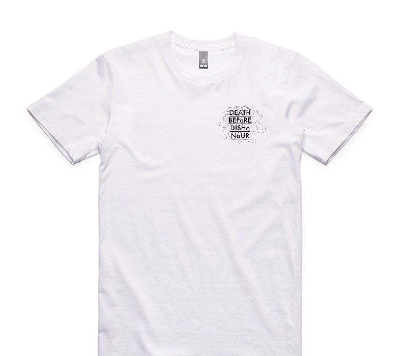 Custom AS Colour 100% Cotton White T-Shirt