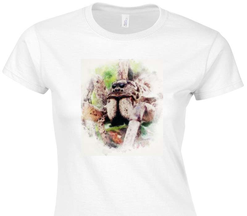 Custom Womens Soft Style 100% Cotton White T-Shirt
