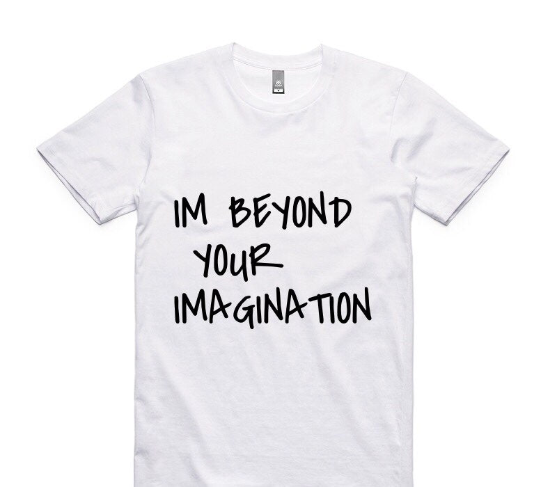 Custom AS Colour 100% Cotton White T-Shirt