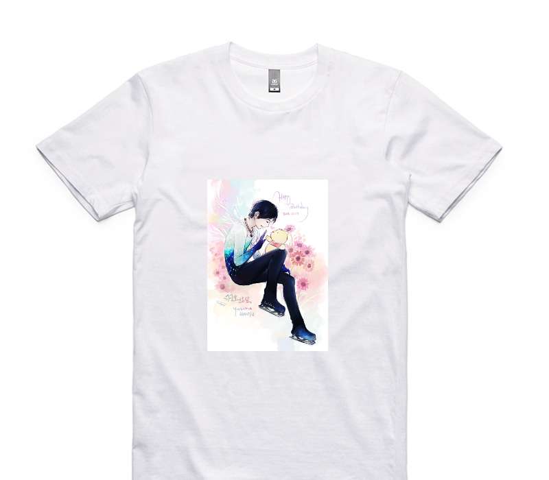 Custom AS Colour 100% Cotton White T-Shirt