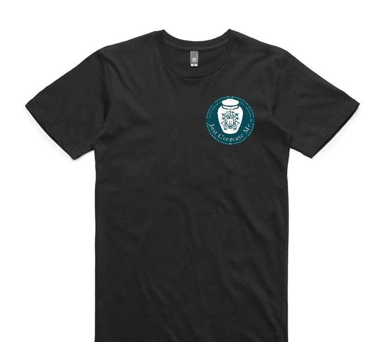 Custom AS Colour 100% Cotton Black T-Shirt