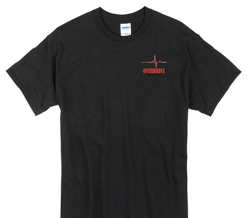 Custom Gildan 100% Cotton Black T-Shirt