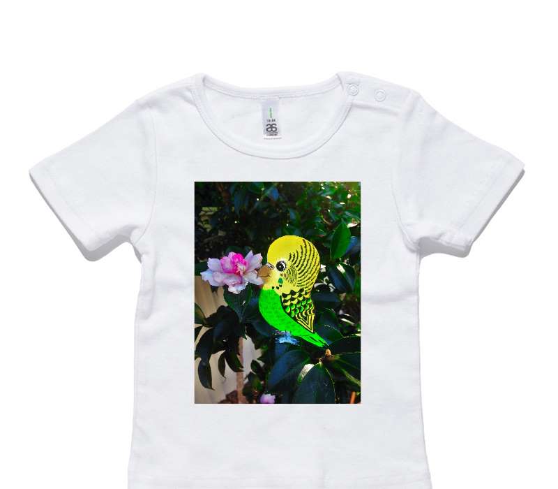 Custom AS Colour White Baby T-Shirt