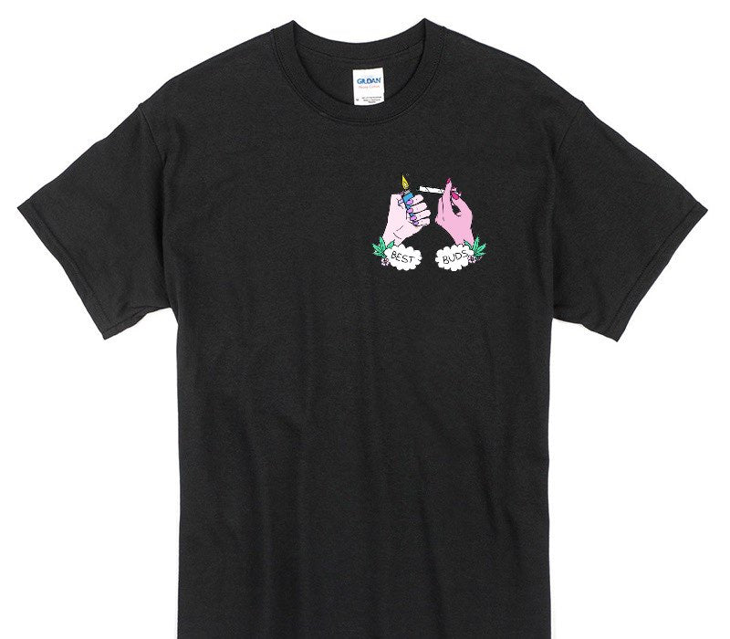 Custom Gildan 100% Cotton Black T-Shirt
