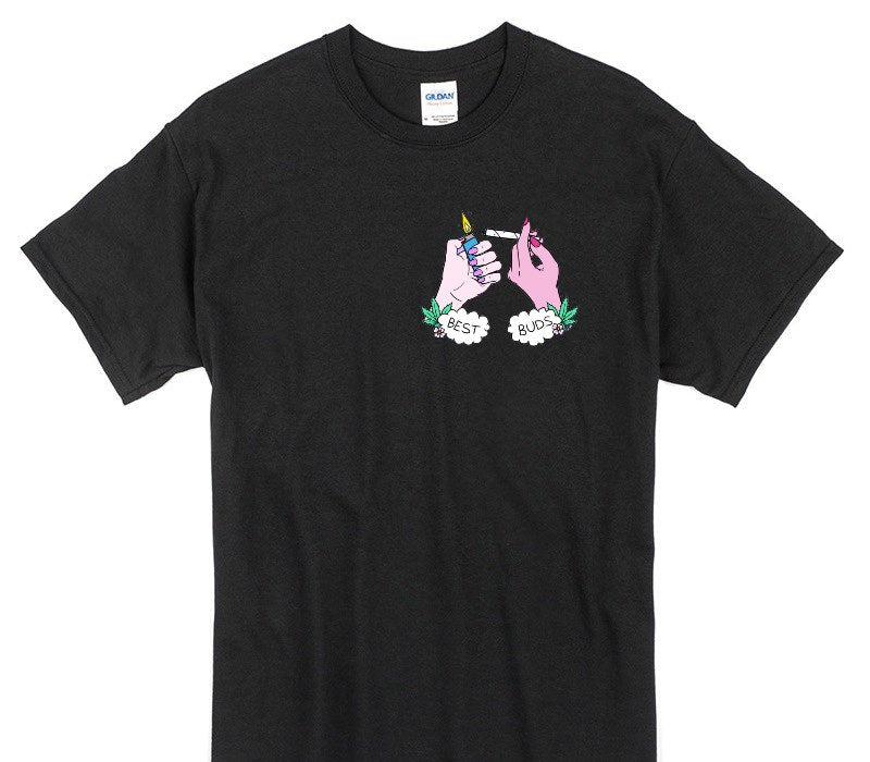 Custom Gildan 100% Cotton Black T-Shirt