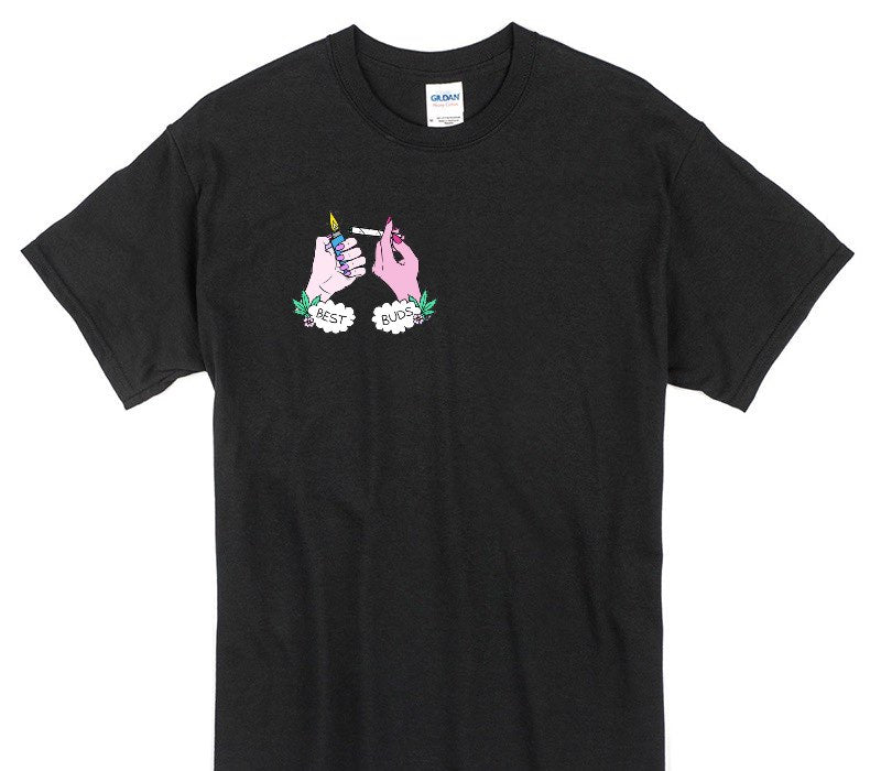 Custom Gildan 100% Cotton Black T-Shirt