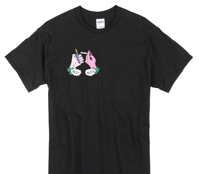 Custom Gildan 100% Cotton Black T-Shirt