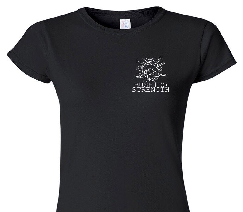 Custom Womens Soft Style 100% Cotton Black T-Shirt