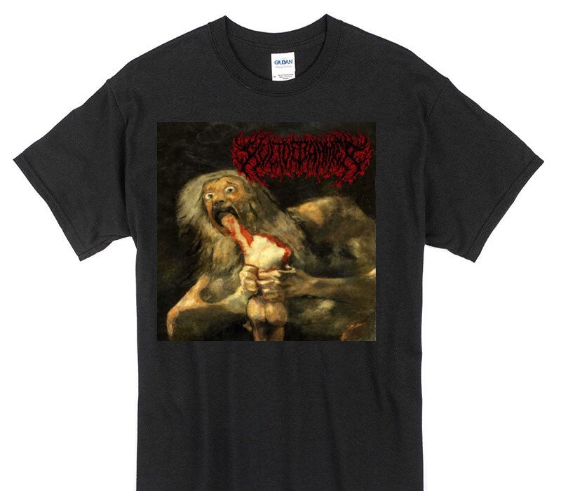 Custom Gildan 100% Cotton Black T-Shirt