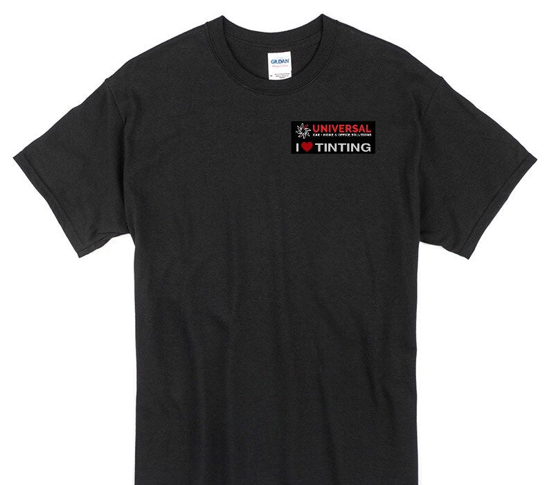 Custom Gildan 100% Cotton Black T-Shirt