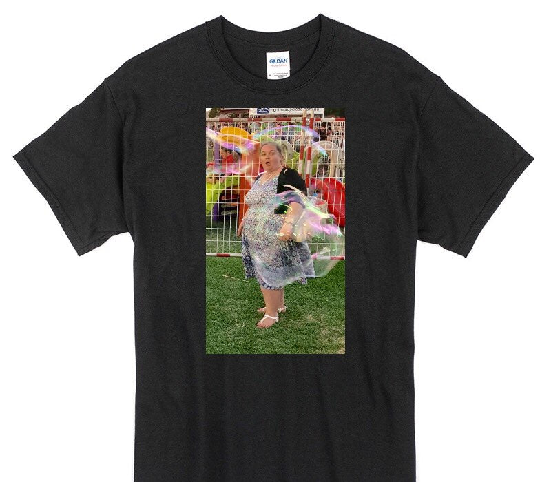 Custom Gildan 100% Cotton Black T-Shirt