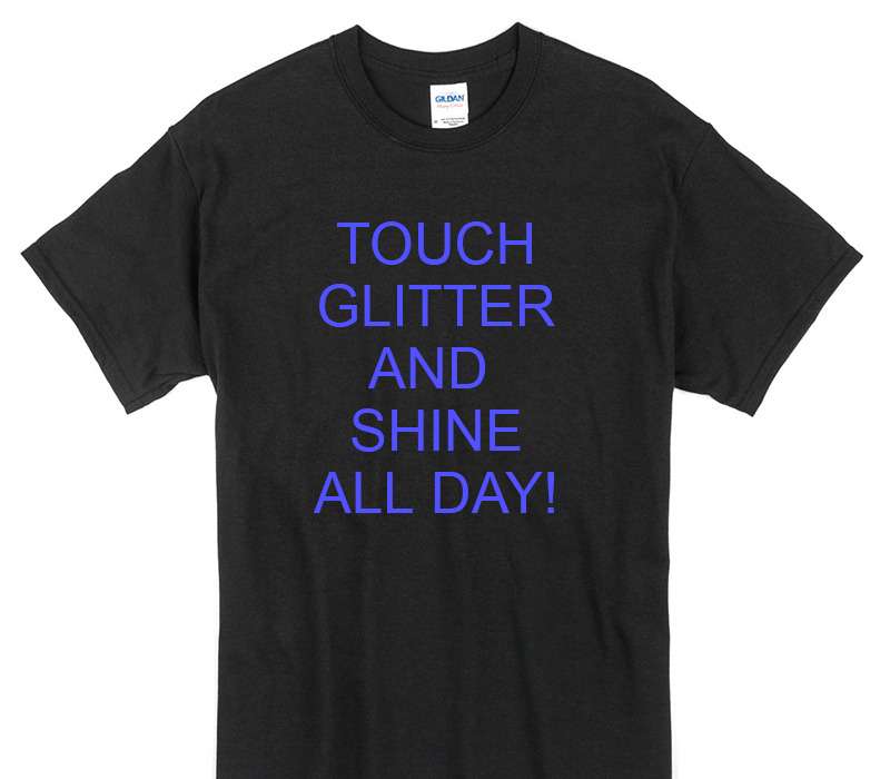 Custom Gildan 100% Cotton Black T-Shirt
