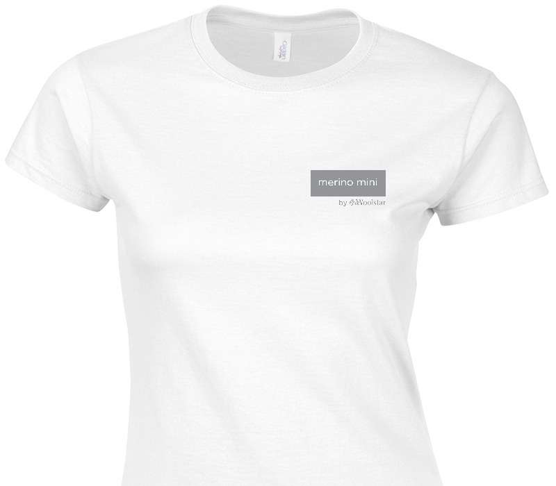 Custom Womens Soft Style 100% Cotton White T-Shirt