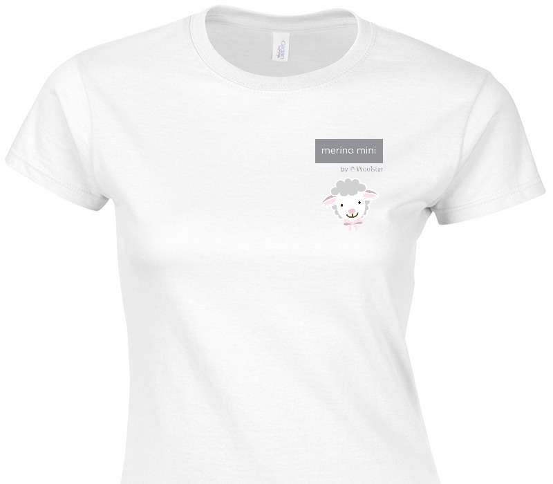 Custom Womens Soft Style 100% Cotton White T-Shirt