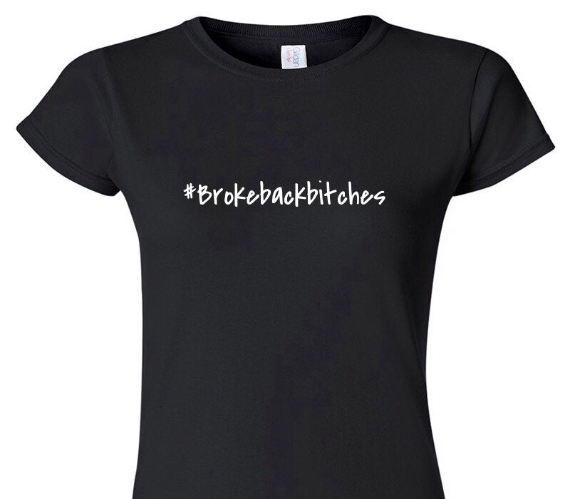 Custom Womens Soft Style 100% Cotton Black T-Shirt