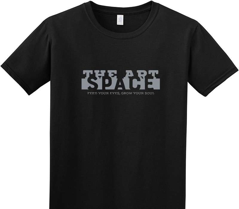 Custom Adult Soft Style 100% Cotton Black T-Shirt