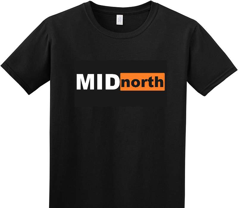 Custom Adult Soft Style 100% Cotton Black T-Shirt