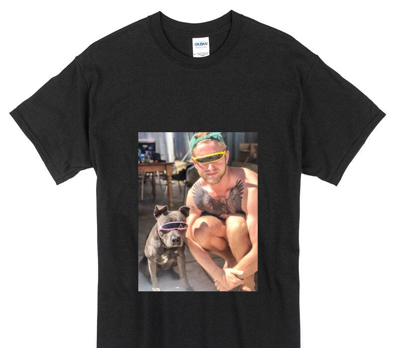 Custom Gildan 100% Cotton Black T-Shirt