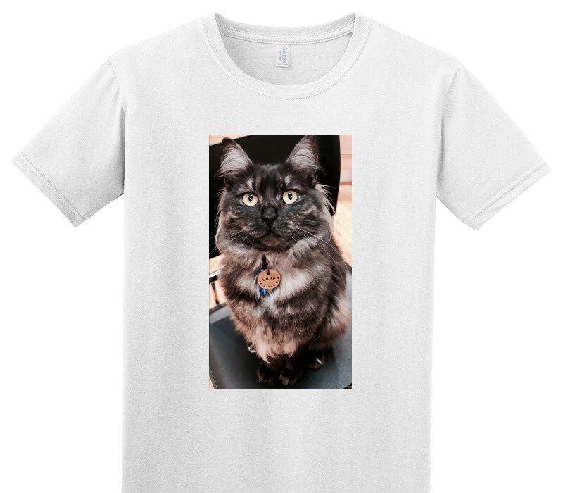 Custom Adult Soft Style 100% Cotton White T-Shirt
