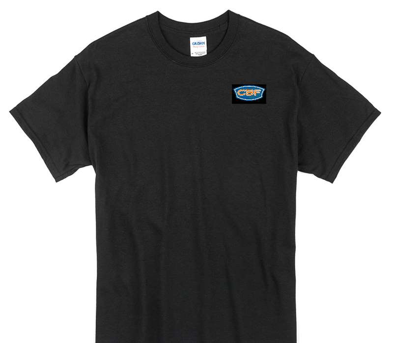 Custom Gildan 100% Cotton Black T-Shirt