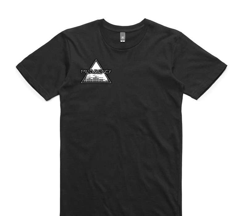 Custom AS Colour 100% Cotton Black T-Shirt