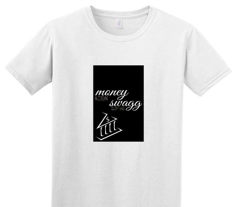 Custom Adult Soft Style 100% Cotton White T-Shirt