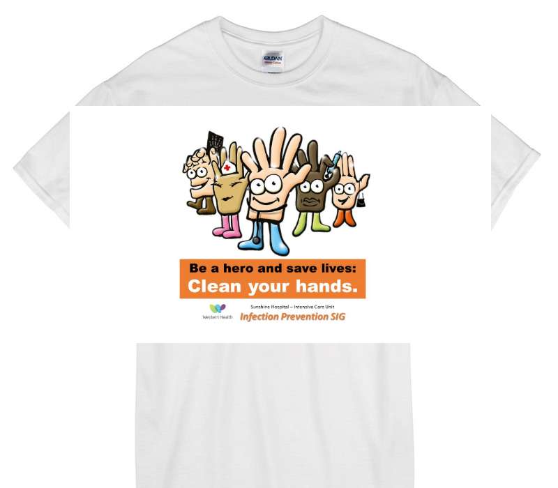 Custom Gildan 100% Cotton White T-Shirt