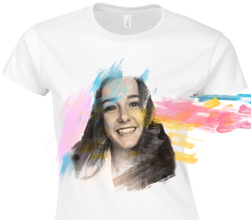Custom Womens Soft Style 100% Cotton White T-Shirt