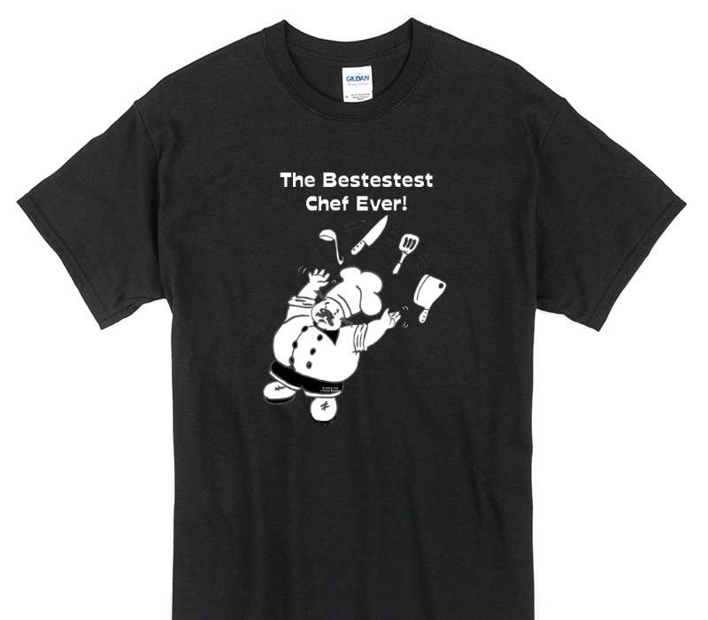 Custom Gildan 100% Cotton Black T-Shirt