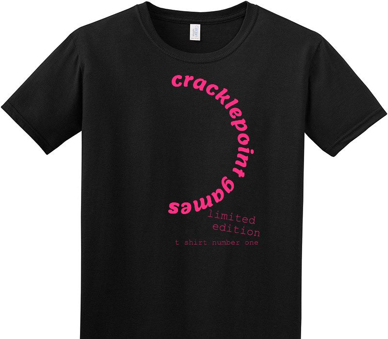 Custom Adult Soft Style 100% Cotton Black T-Shirt