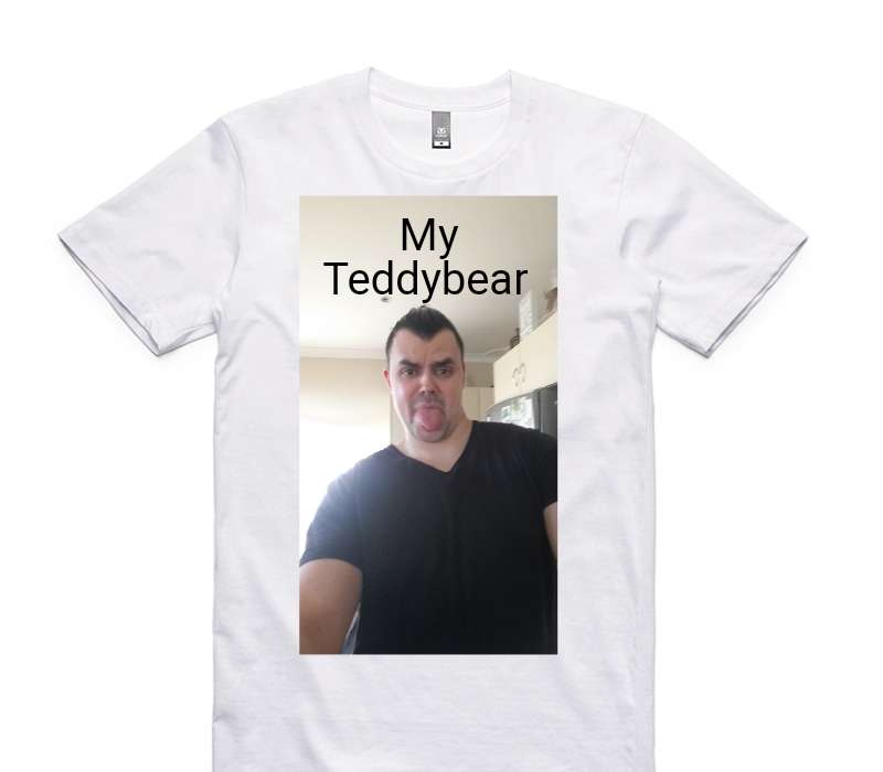 Custom AS Colour 100% Cotton White T-Shirt