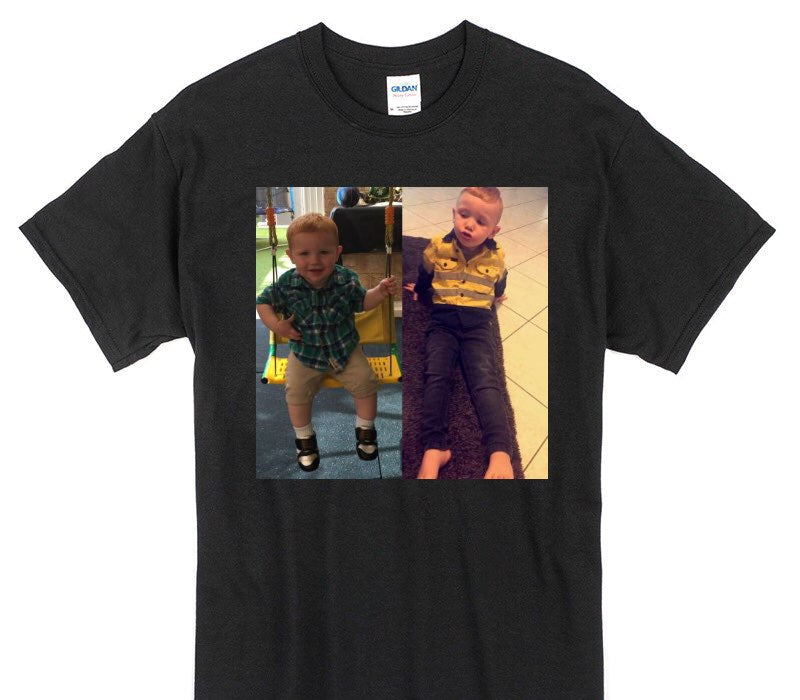 Custom Gildan 100% Cotton Black T-Shirt