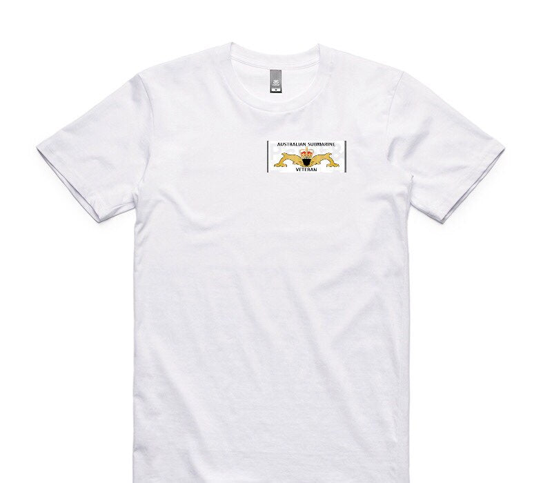 Custom AS Colour 100% Cotton White T-Shirt