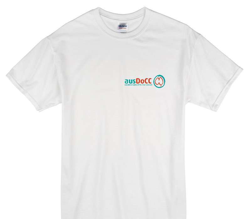 Custom Gildan 100% Cotton White T-Shirt