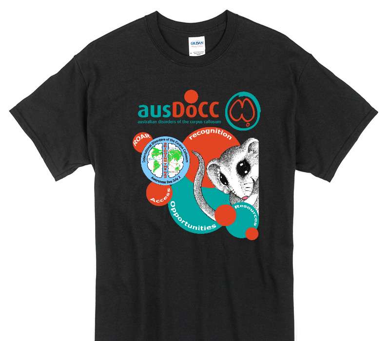 Custom Gildan 100% Cotton Black T-Shirt