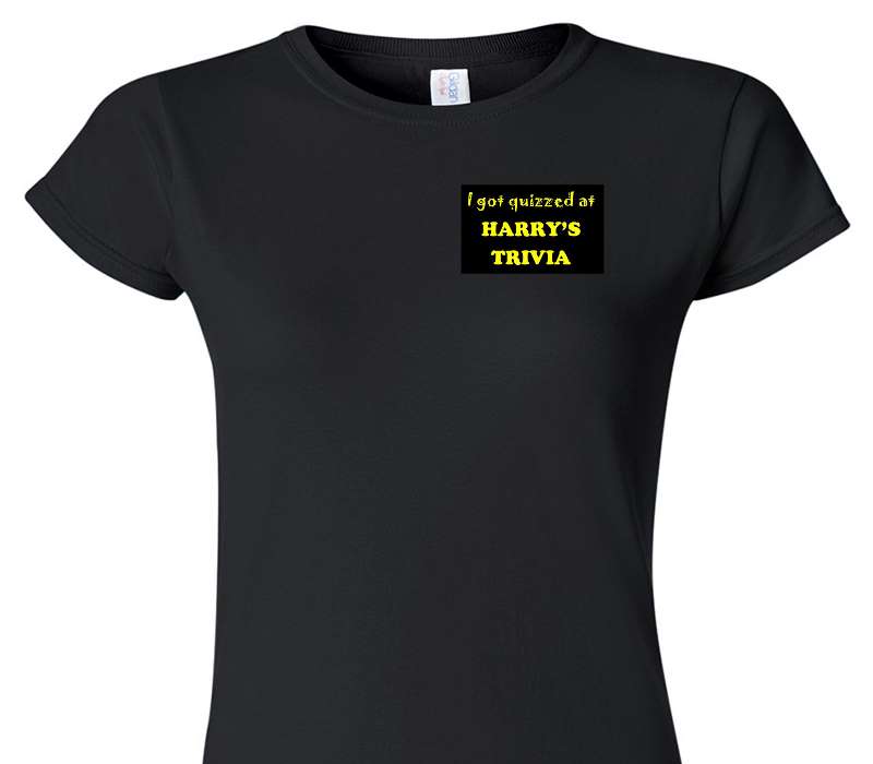 Custom Womens Soft Style 100% Cotton Black T-Shirt