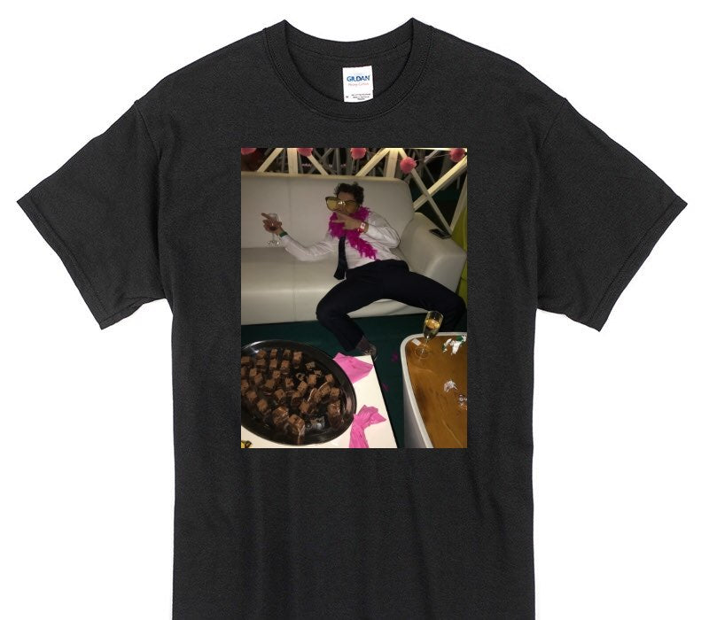 Custom Gildan 100% Cotton Black T-Shirt