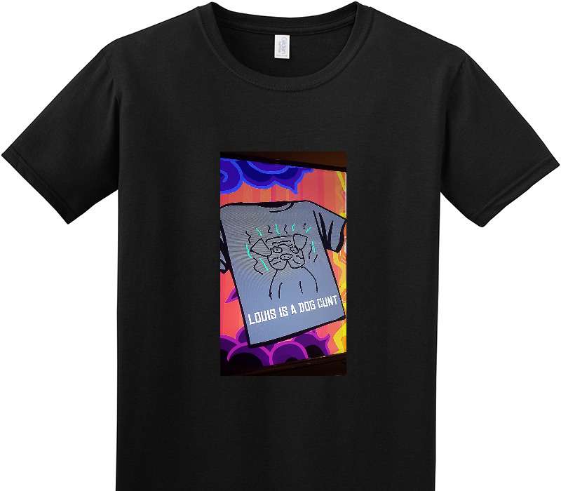 Custom Adult Soft Style 100% Cotton Black T-Shirt