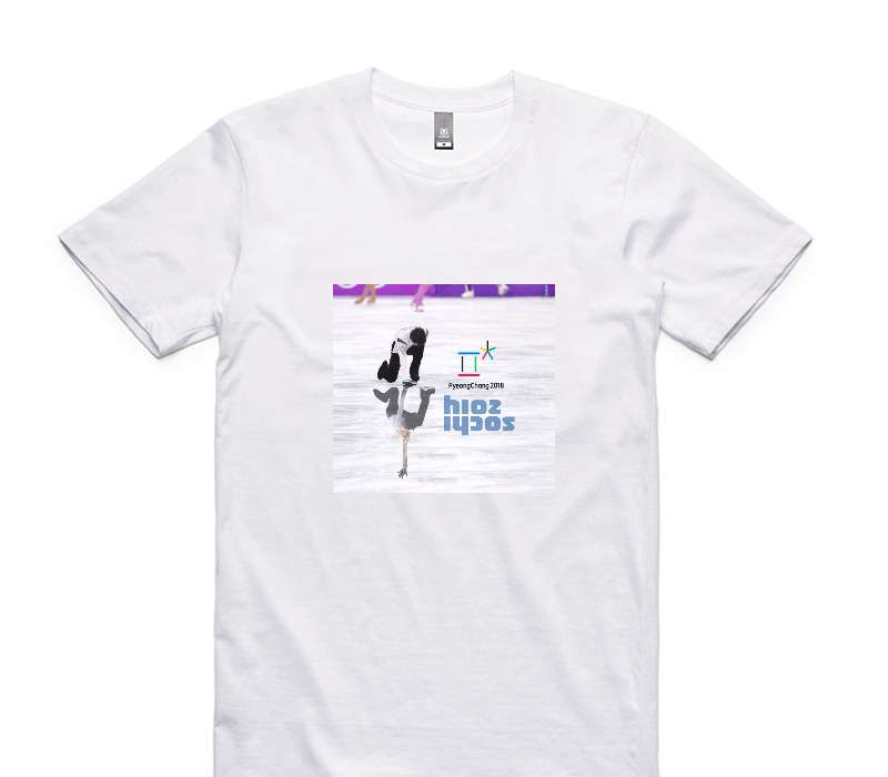 Custom AS Colour 100% Cotton White T-Shirt