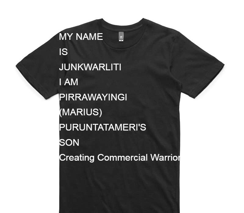 Custom AS Colour 100% Cotton Black T-Shirt