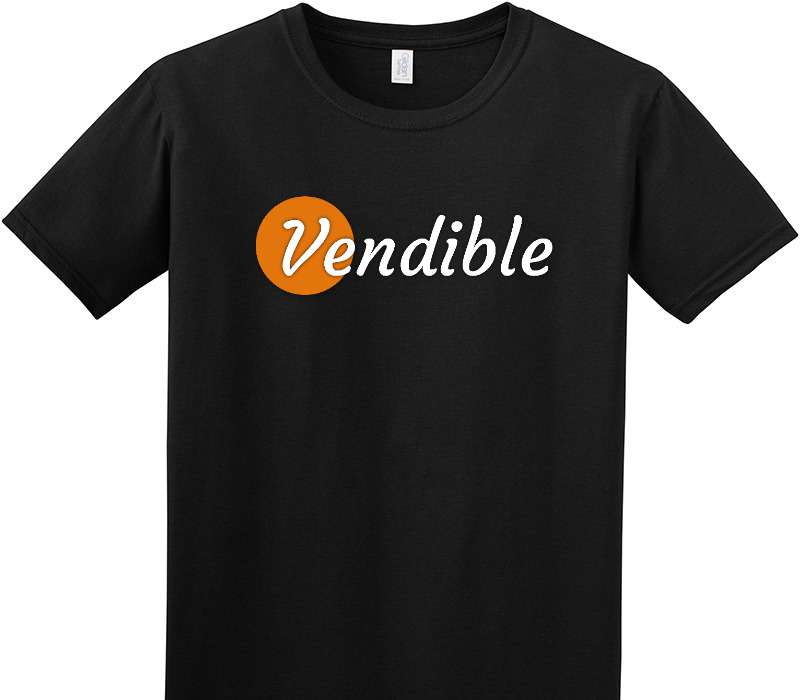 Custom Adult Soft Style 100% Cotton Black T-Shirt