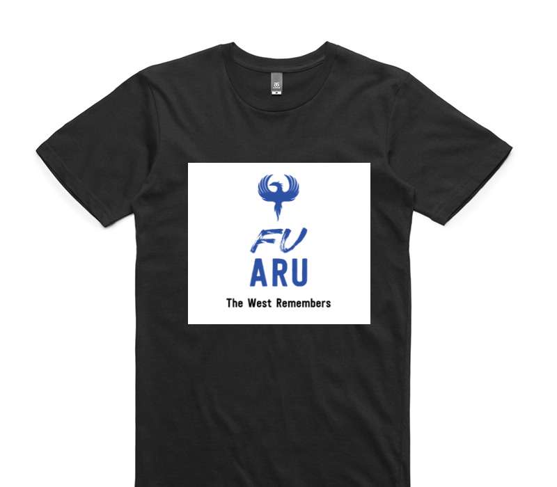 Custom AS Colour 100% Cotton Black T-Shirt