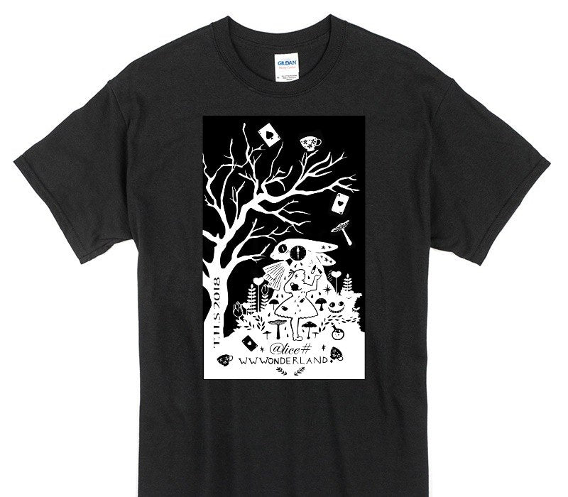 Custom Gildan 100% Cotton Black T-Shirt