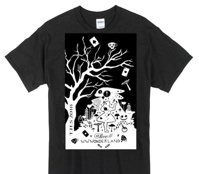 Custom Gildan 100% Cotton Black T-Shirt