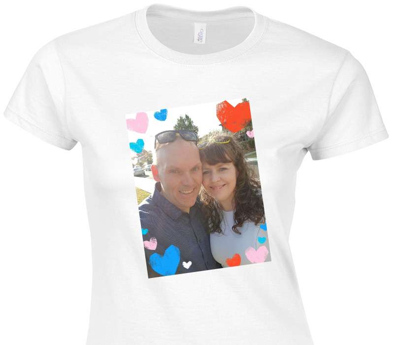 Custom Womens Soft Style 100% Cotton White T-Shirt
