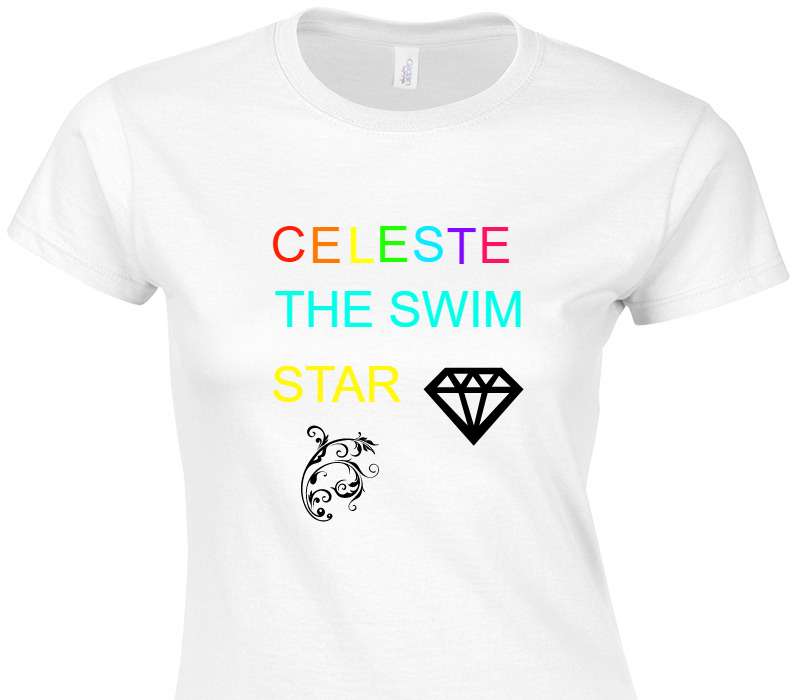 Custom Womens Soft Style 100% Cotton White T-Shirt