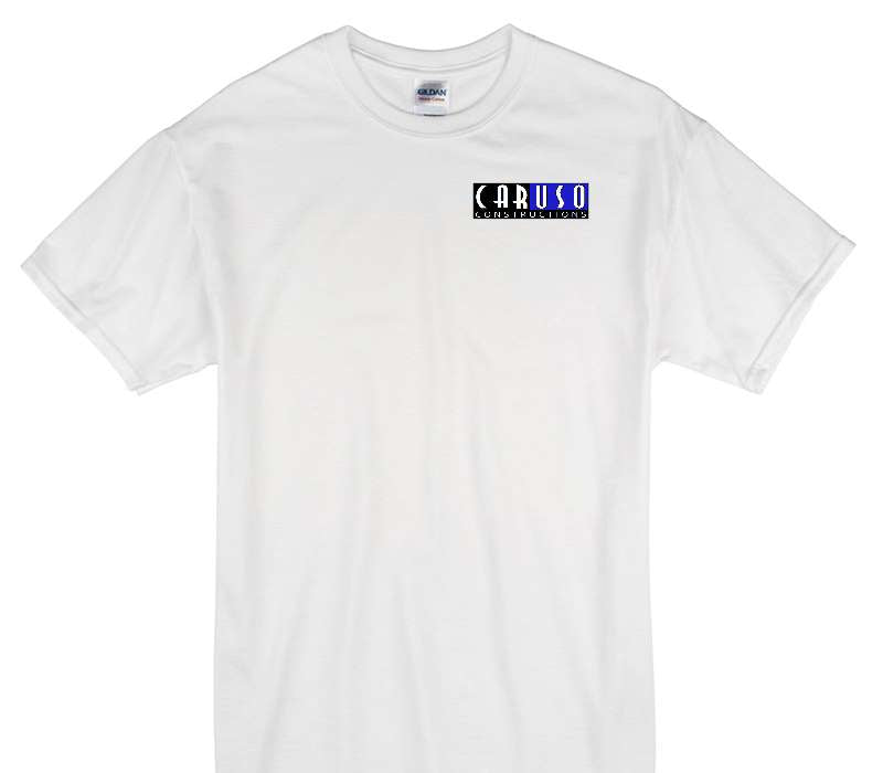 Custom Gildan 100% Cotton White T-Shirt